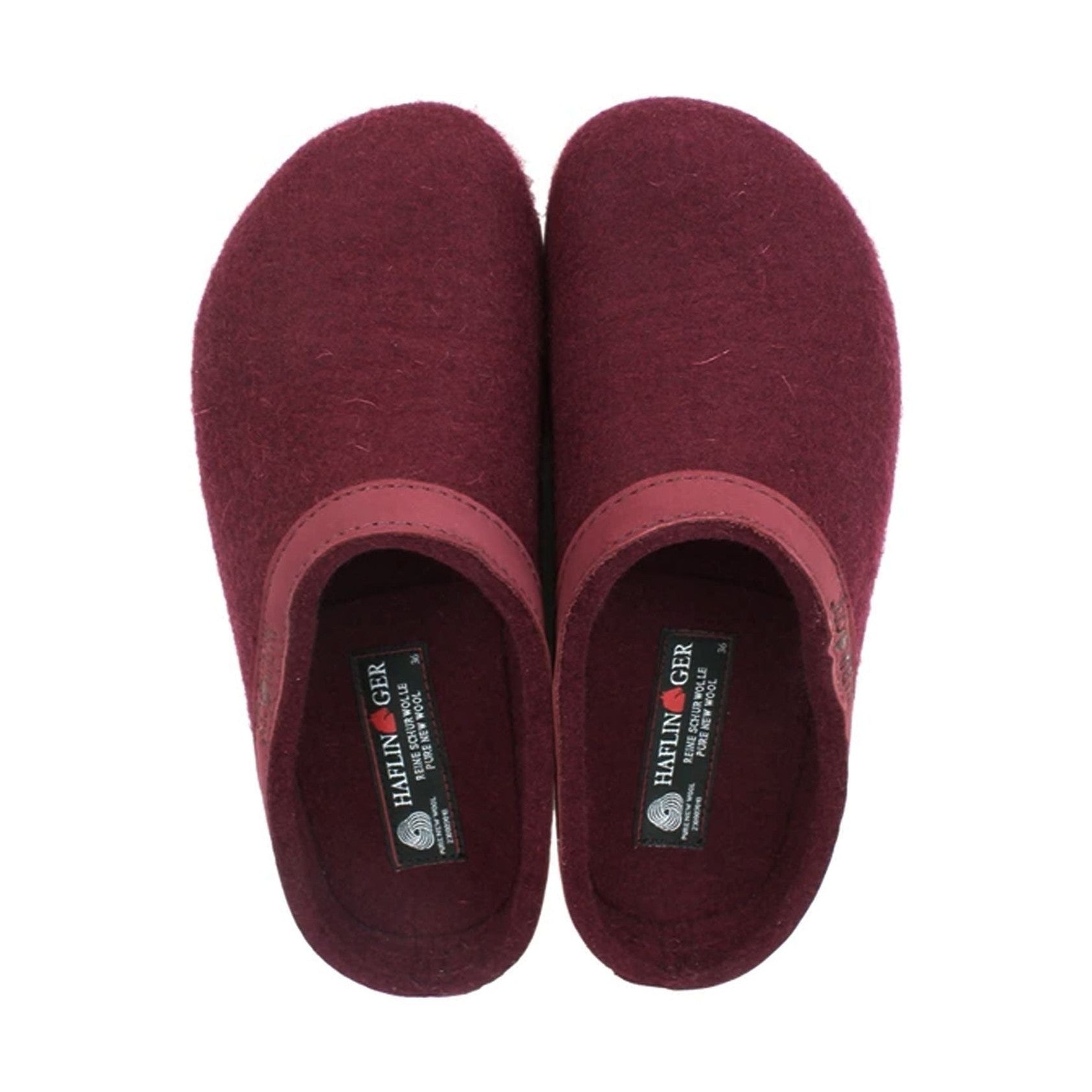 Haflinger Torben Unisex Sabot In Feltro Di Lana