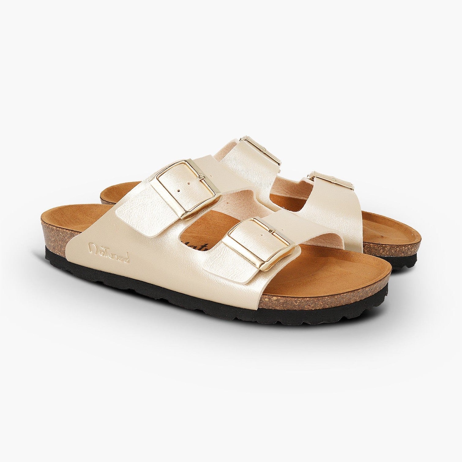 CH05 BIO - Sandalo a due fasce con cinturino regolabile da donna NATUNED