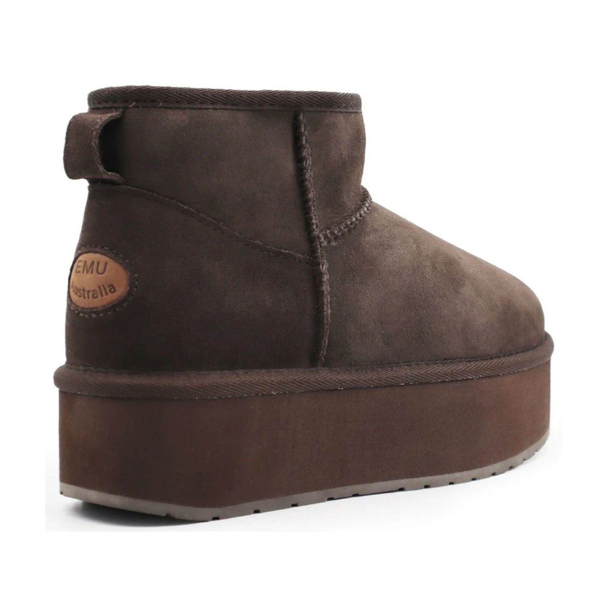 EMU Australia Stinger Micro Flatform Donna Stivaletti In Montone