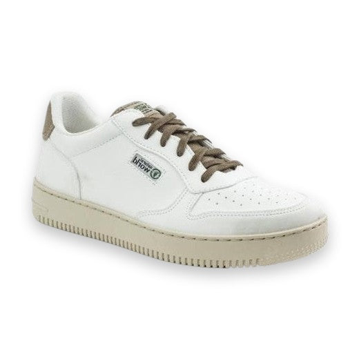 Natural World Hiba Vegano sneaker unisex in microfibra — dettaglio del tallone
