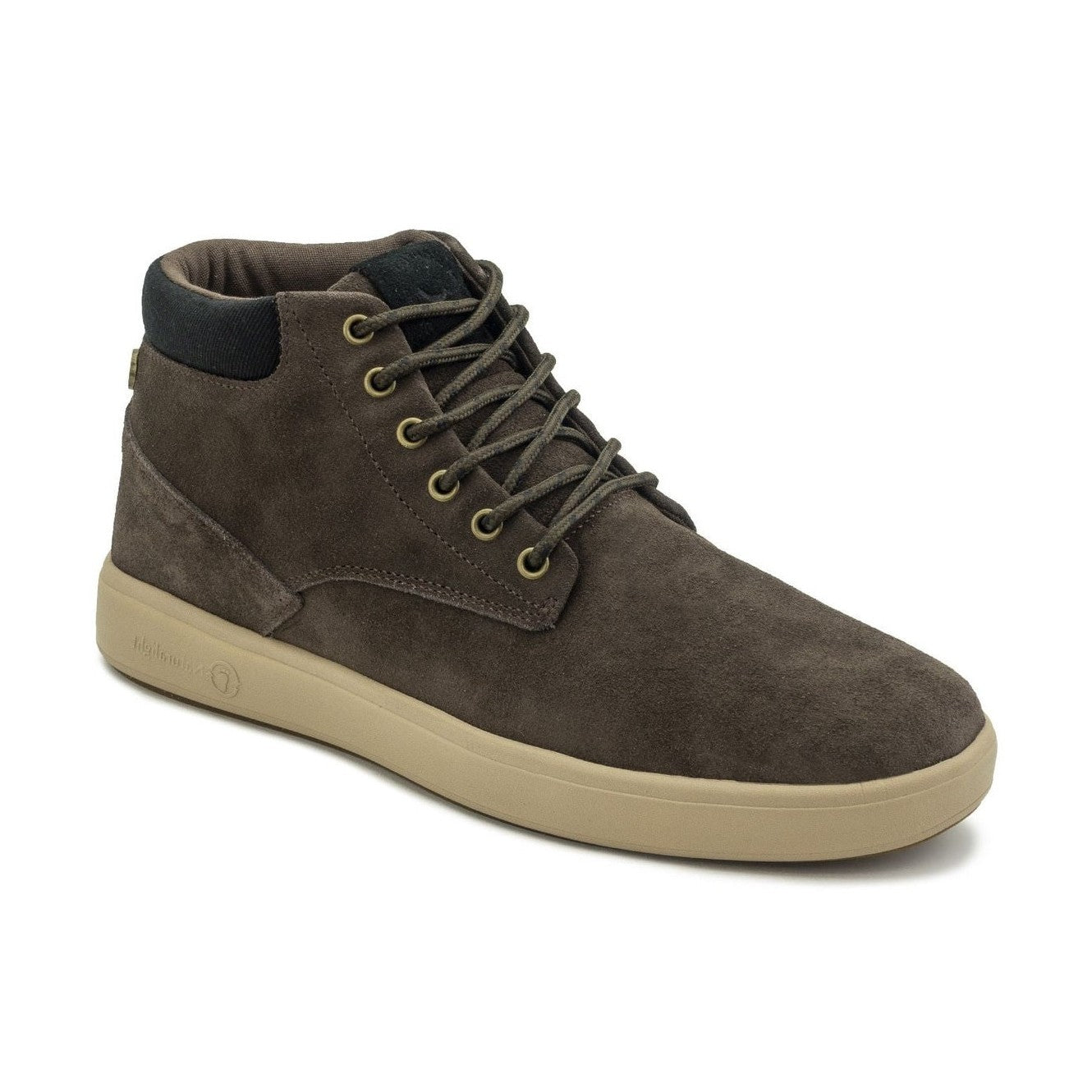 Stivaletto Natural World Denali uomo in pelle idrorepellente con lacci vista laterale