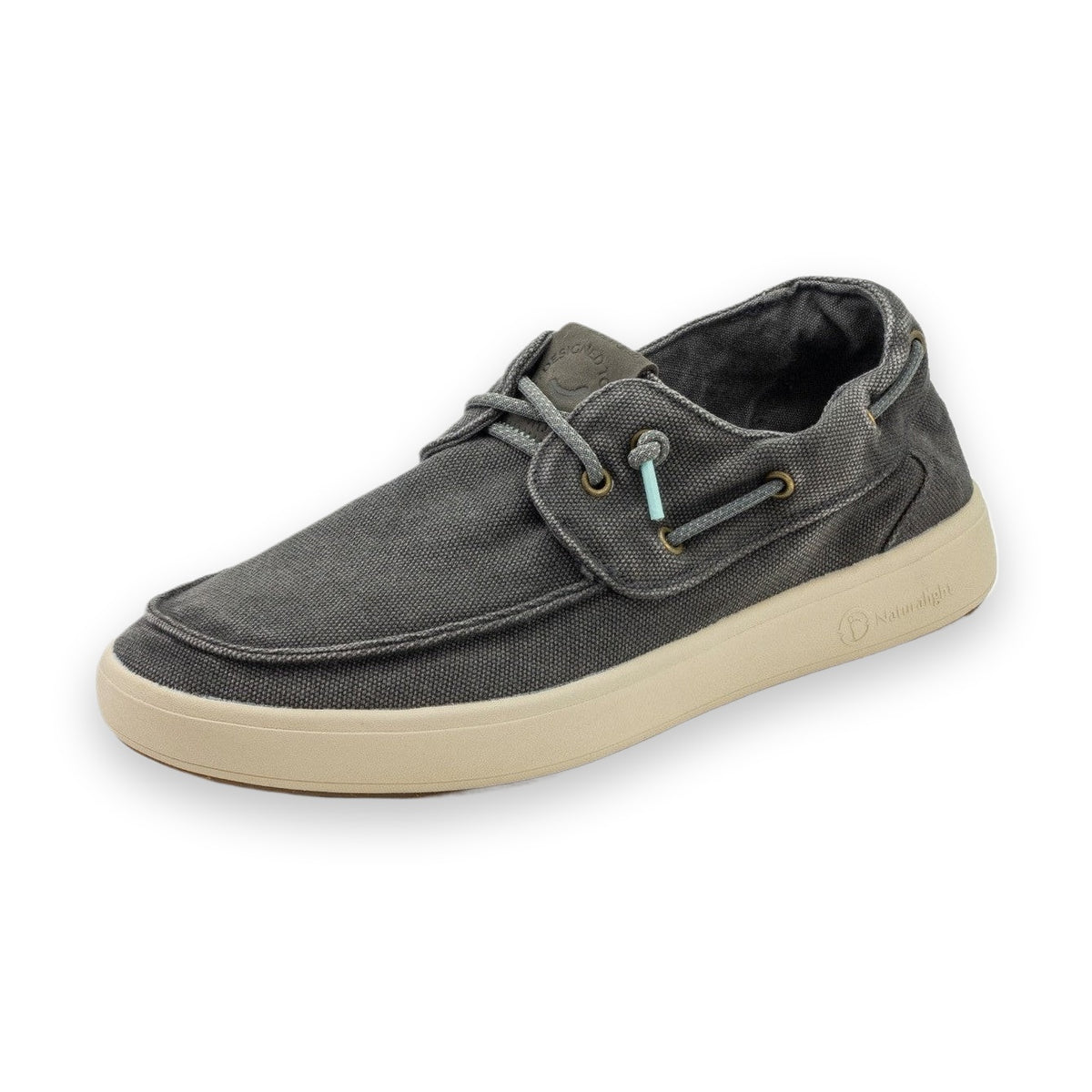 Natural World Wallabi 8413E scarpa uomo in cotone organico — vista laterale