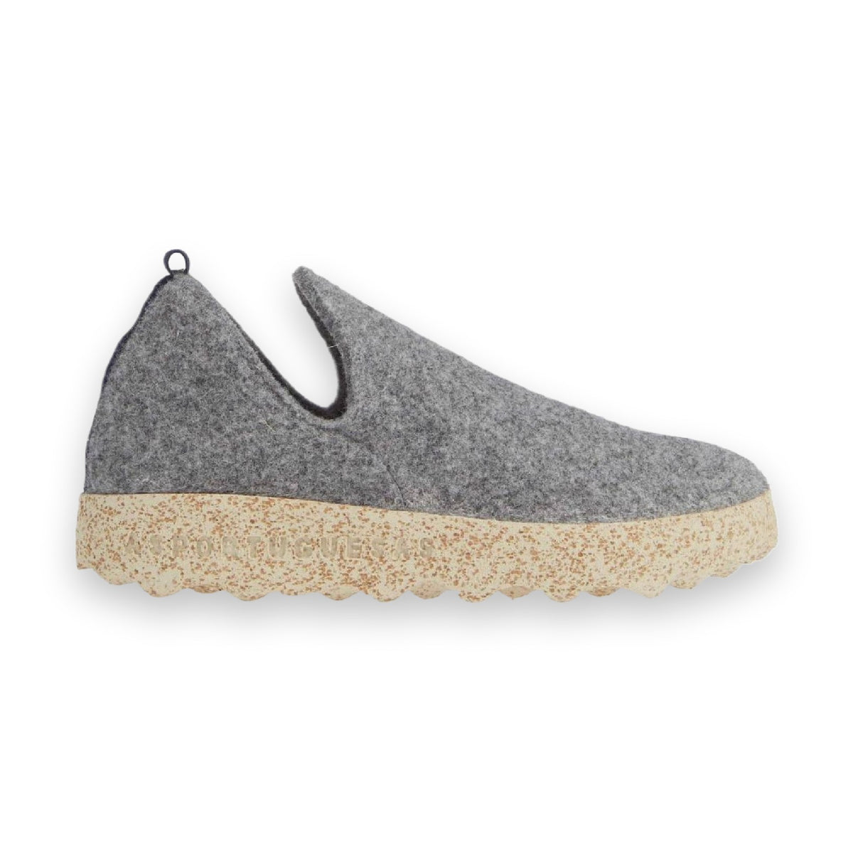 Asportuguesas City scarpa slip-on unisex in feltro di lana — vista dall'alto