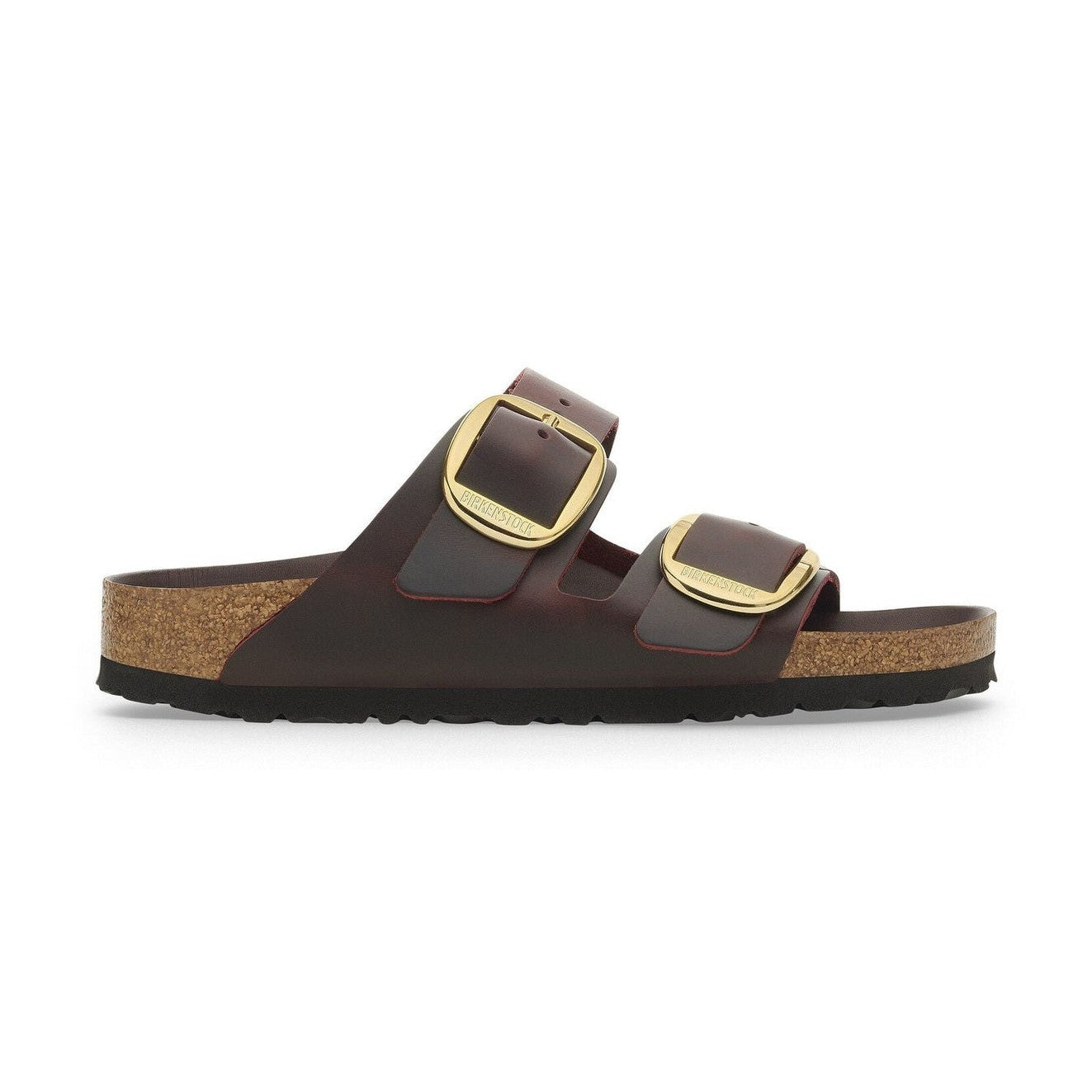 Birkenstock Arizona Big Buckle donna pelle oliata vista laterale design elegante
