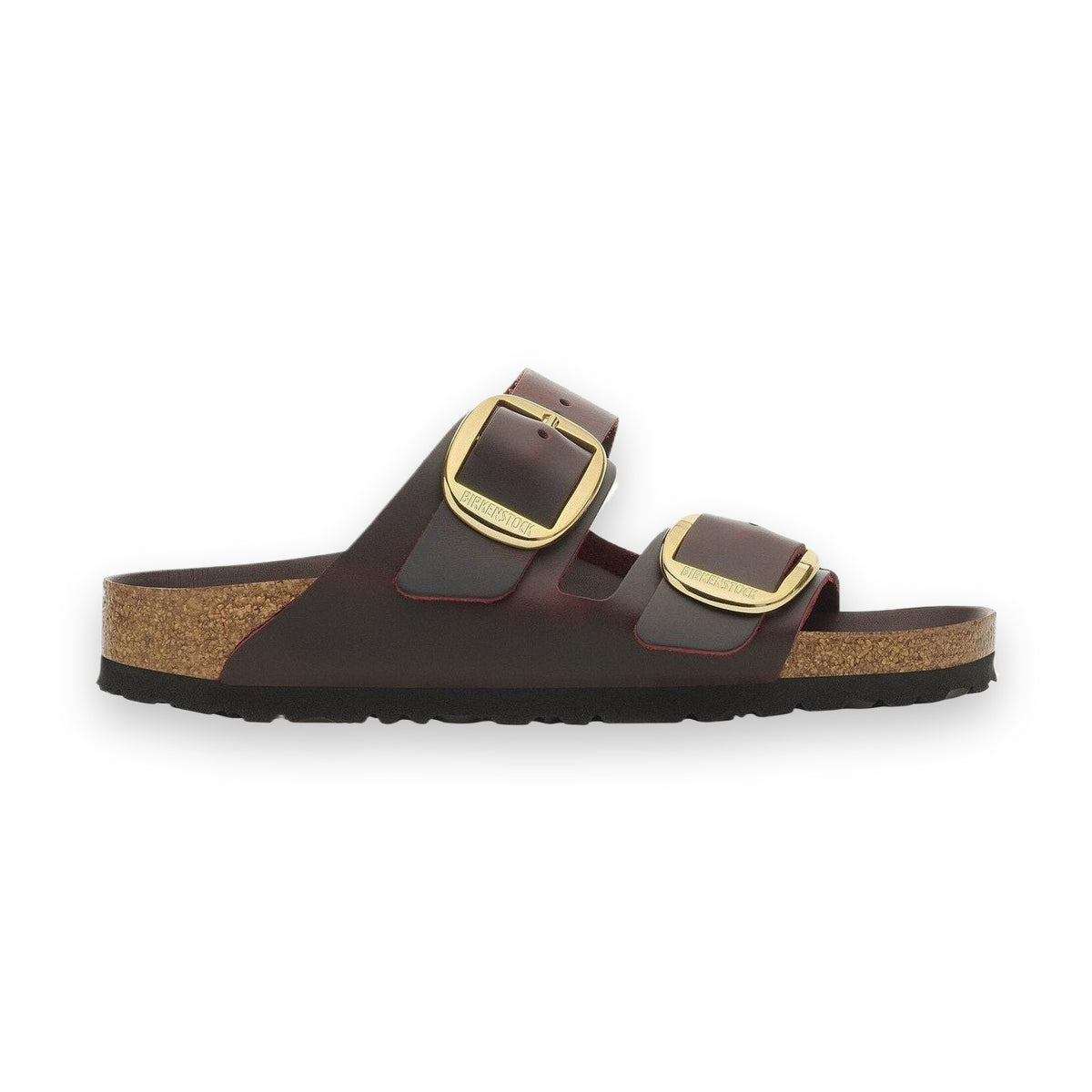 Birkenstock Arizona Big Buckle donna pelle oliata vista laterale design elegante