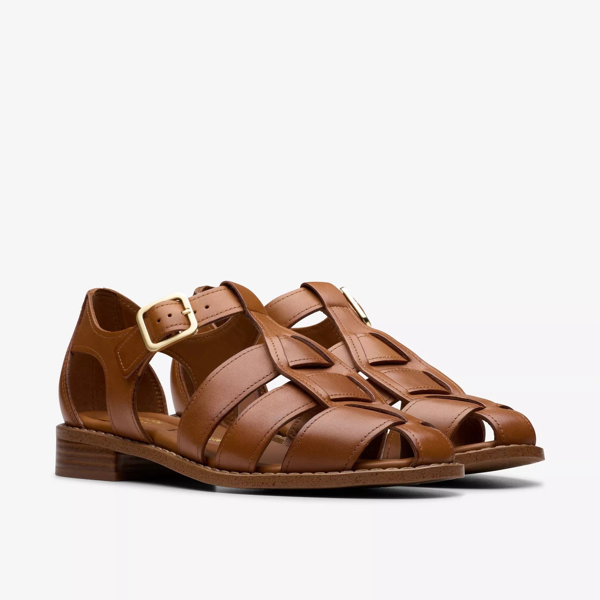 Clarks Hana Sun Sandalo Donna Basso In Pelle