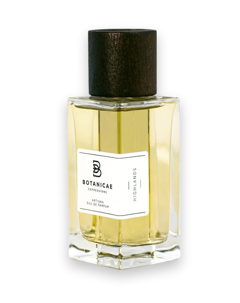Botanicae Highlands Eau de Parfum 100ml flacone profumo di nicchia unisex vista frontale