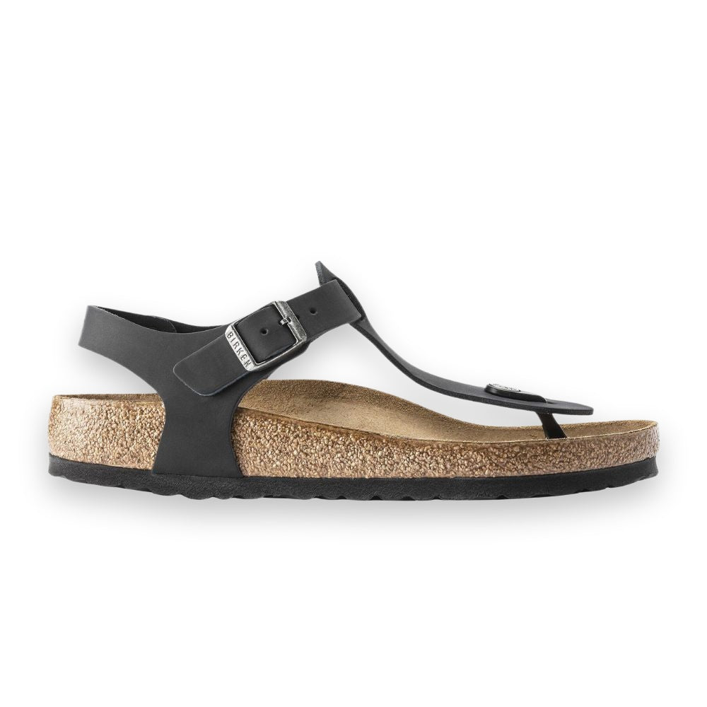 Birkenstock Kairo sandalo infradito unisex in pelle oliata — vista laterale