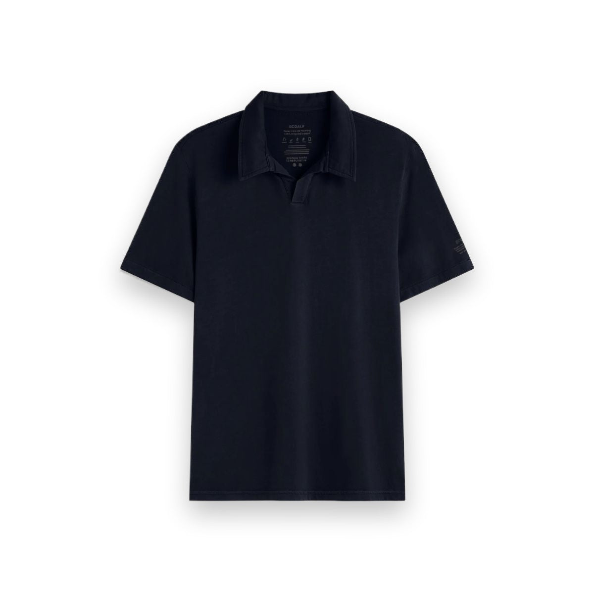 Ecoalf Enzo polo uomo in cotone organico — dettaglio