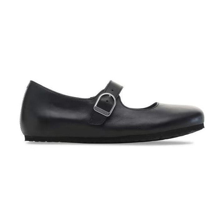 Sandalo Birkenstock Santa Clarita donna in pelle naturale fasce incrociate vista laterale