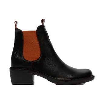 Stivaletti donna Meme Fly London in pelle con elastico