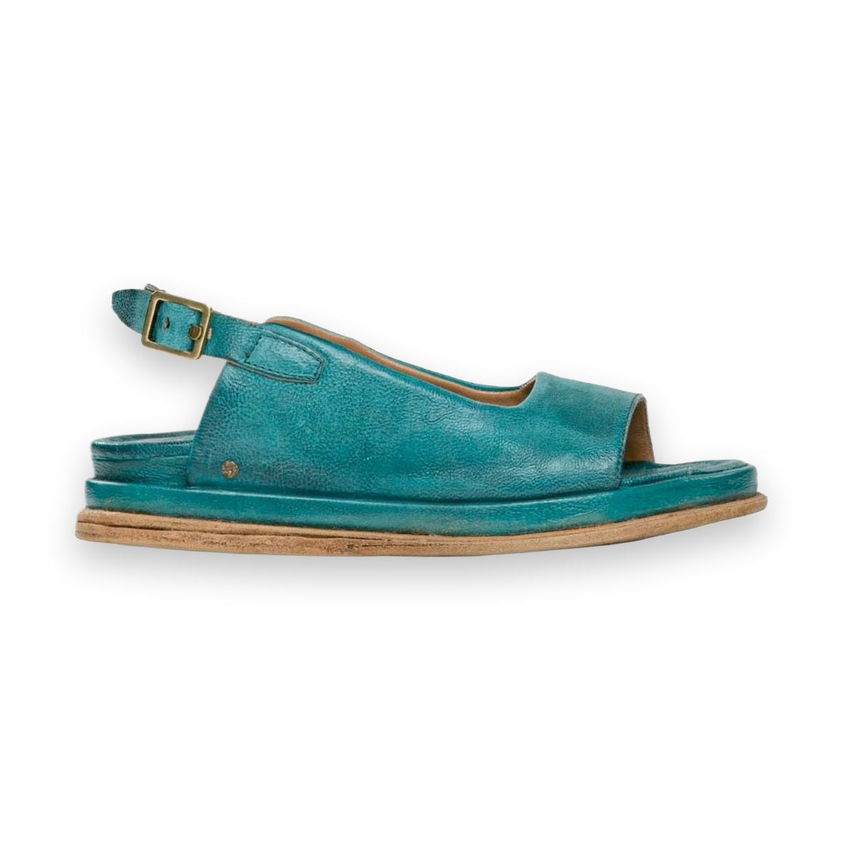 Sandalo A.S.98 B60007 donna in pelle vintage vista laterale