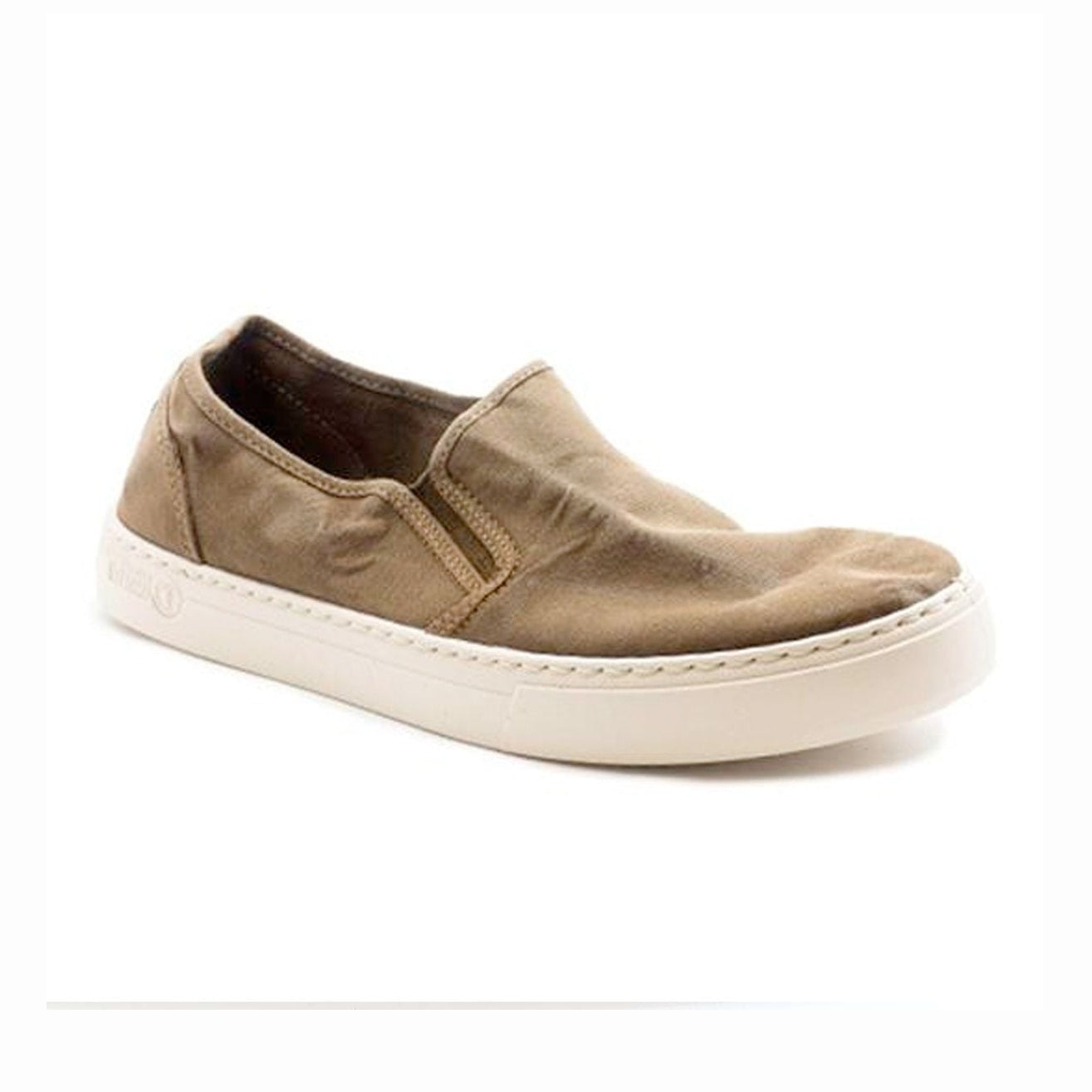 Tomaia in cotone biologico 100% con effetto vintage e elastici laterali Natural World Old Gazelle