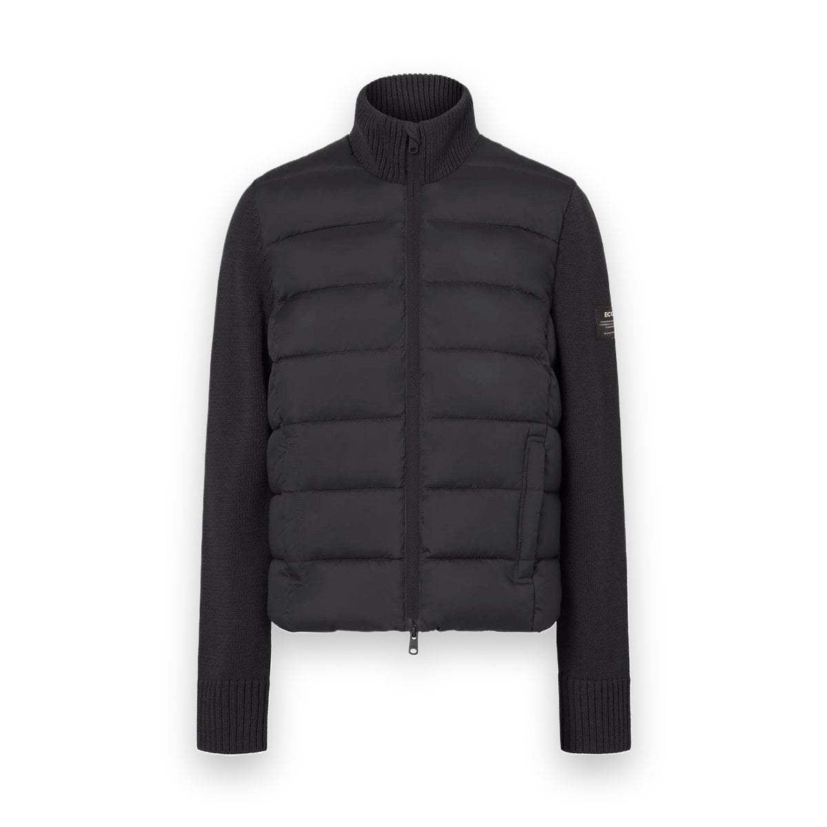 Ecoalf Denali giacca donna in poliestere riciclato — dettaglio del tessuto
