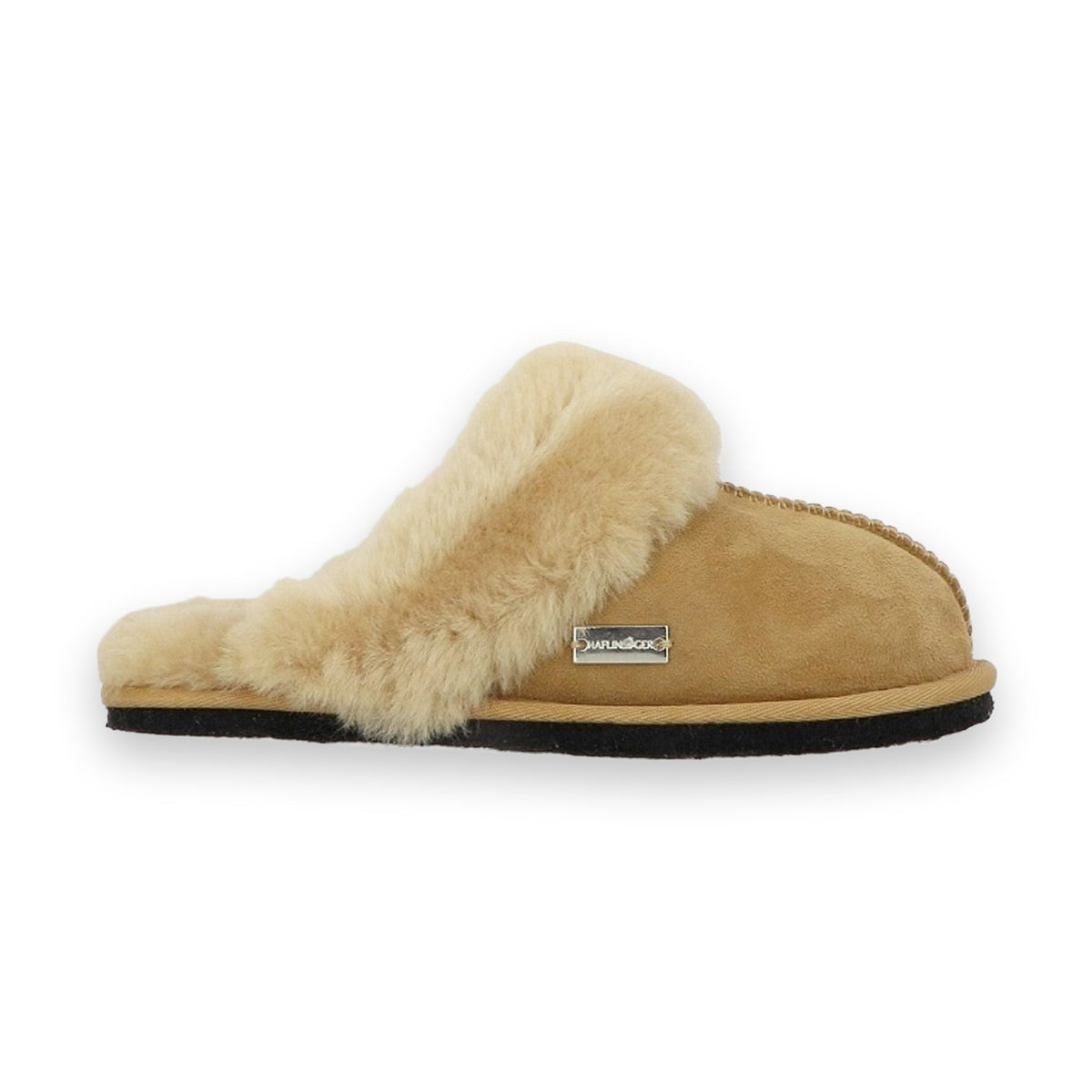 Haflinger North Star sabot donna in montone — vista laterale