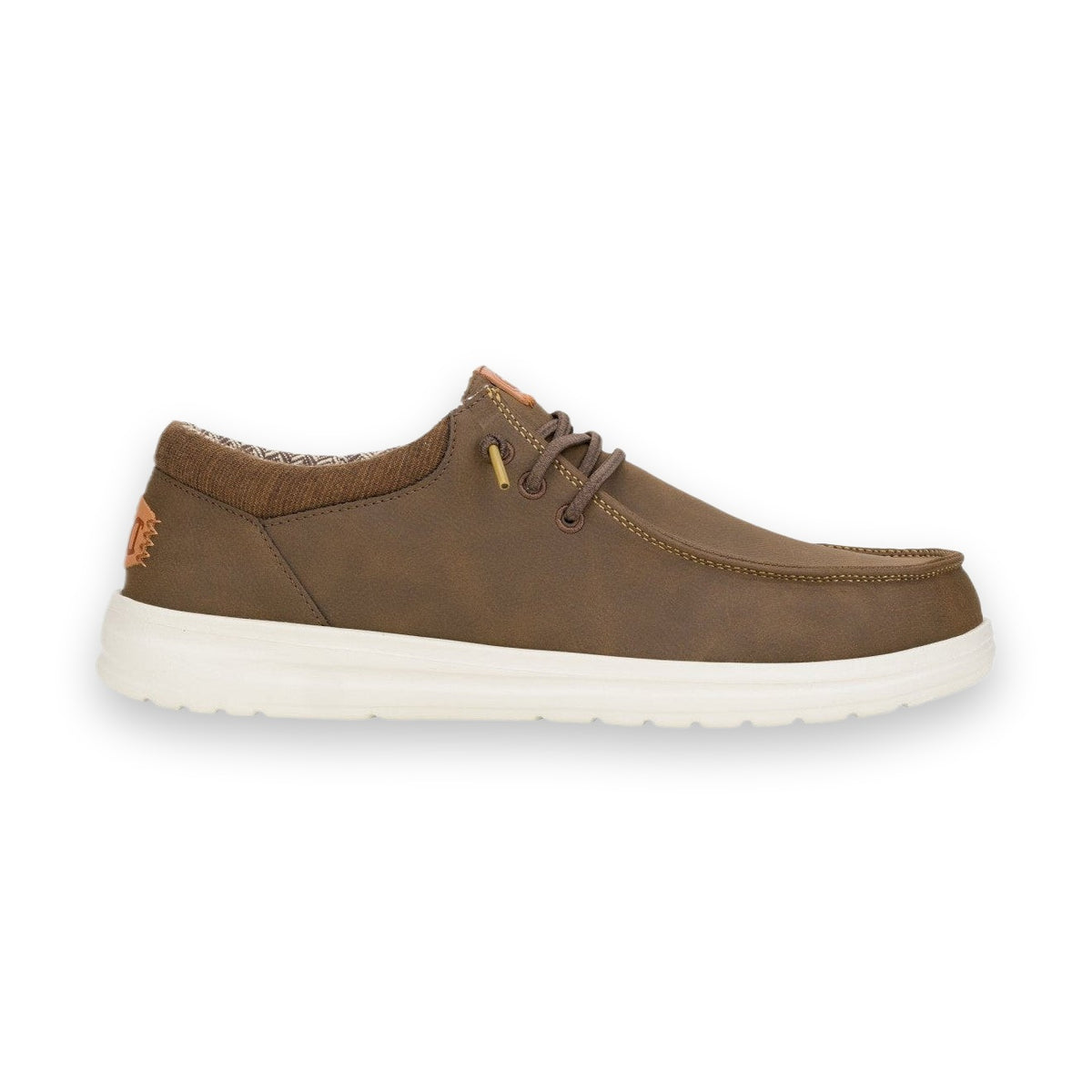 HeyDude Paul Classic mocassino uomo in nabuk similpelle — vista dall'alto