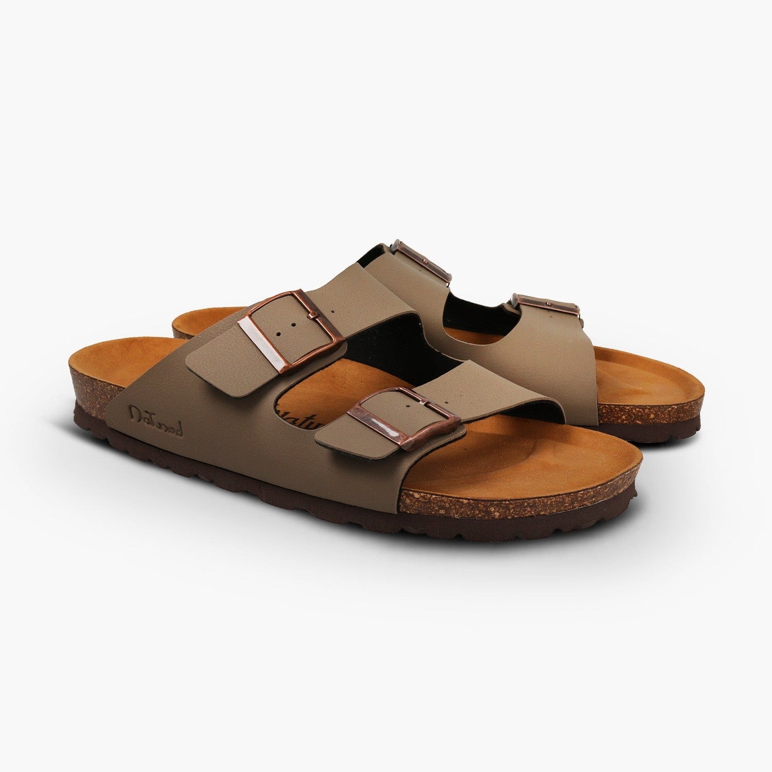 CH05 BIO - Sandalo a due fasce con cinturino regolabile da donna NATUNED