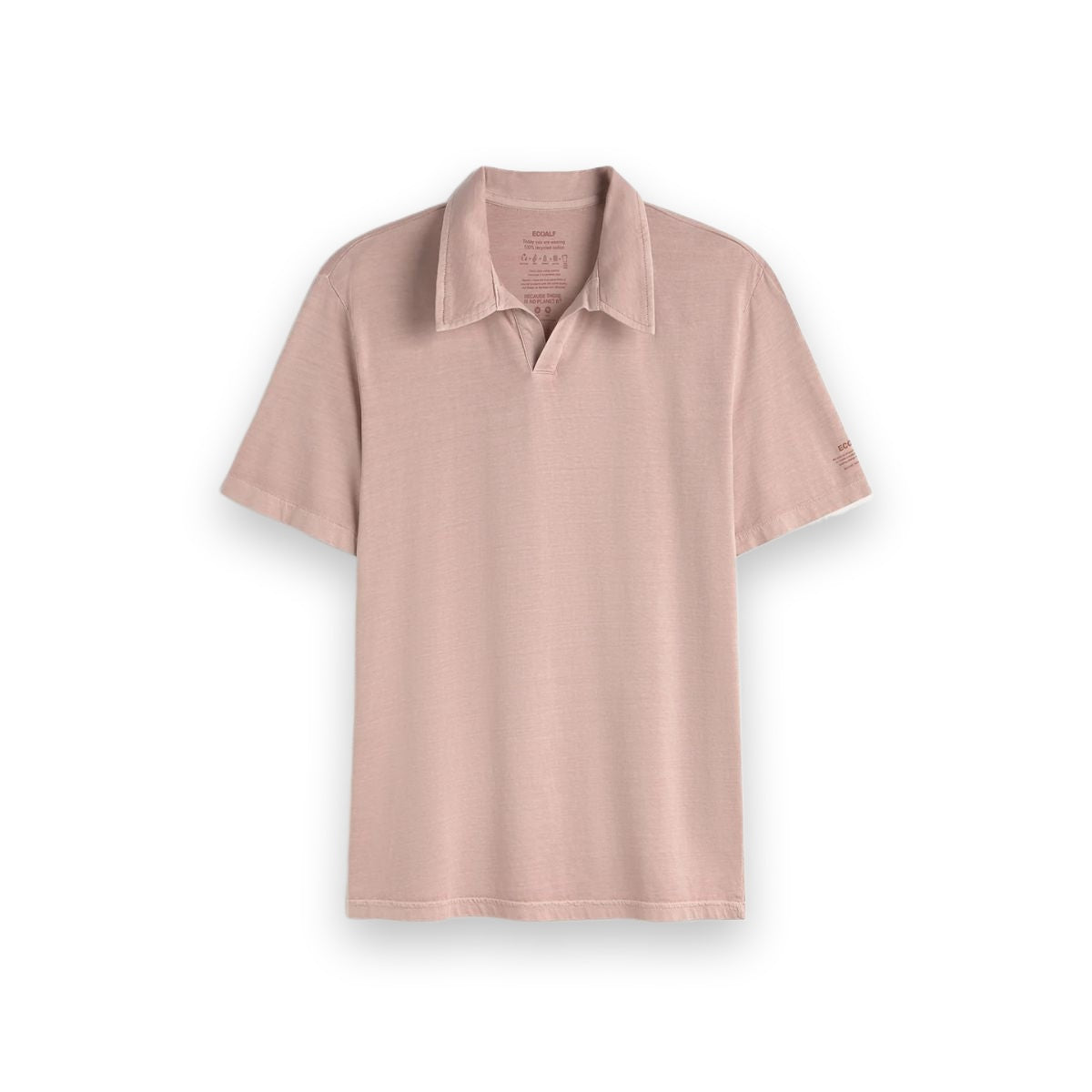 Ecoalf Enzo polo uomo in cotone organico — vista frontale