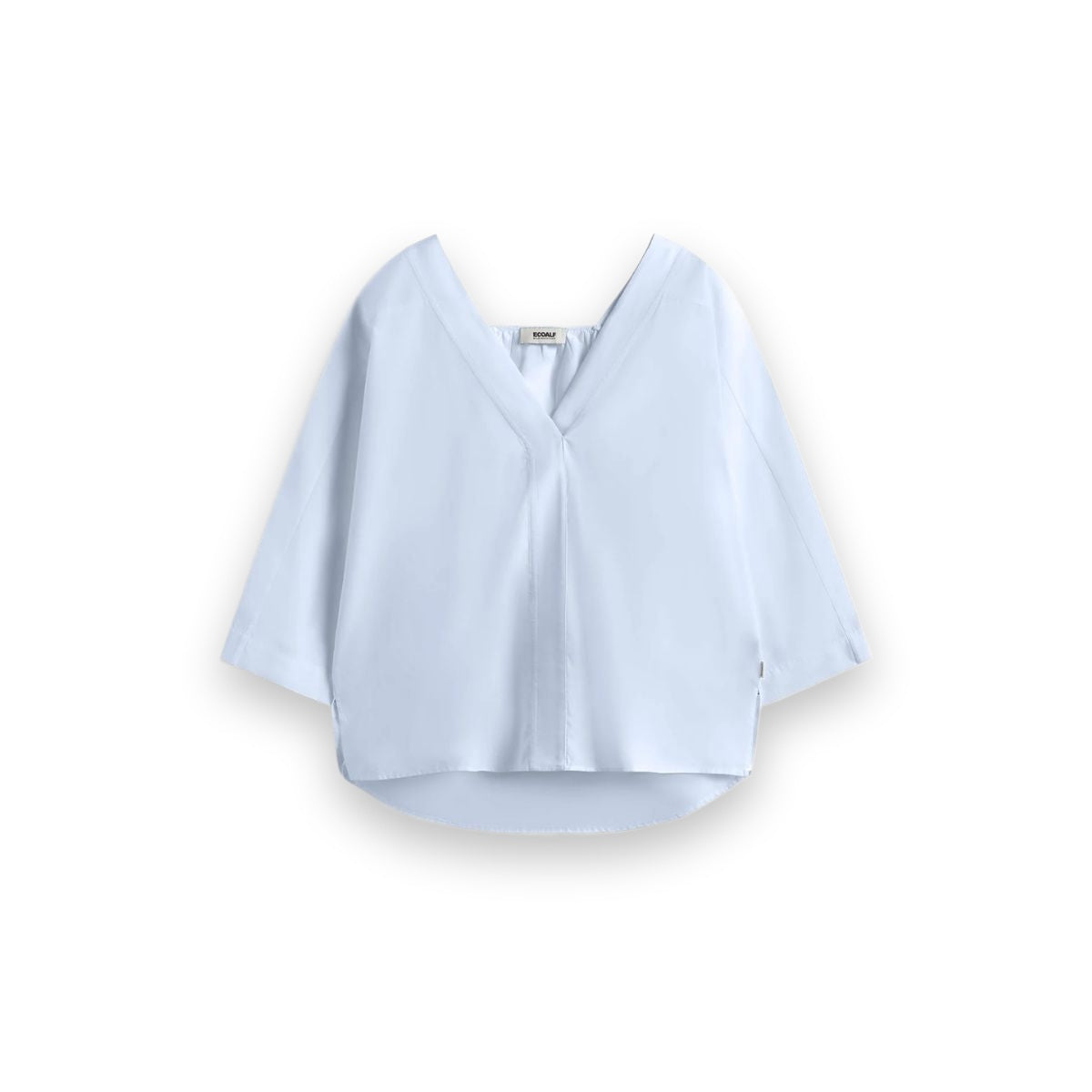 Ecoalf Pia camicia donna in materiali sostenibili — dettaglio del tessuto