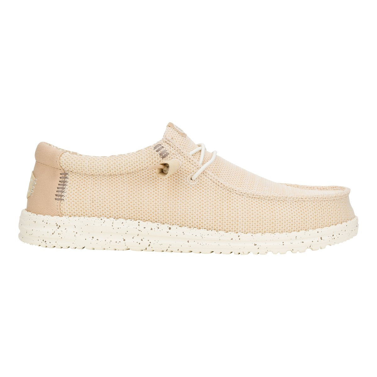 HeyDude Wally Stretch Sox uomo mostrata in una vista prospettica casual e moderna.