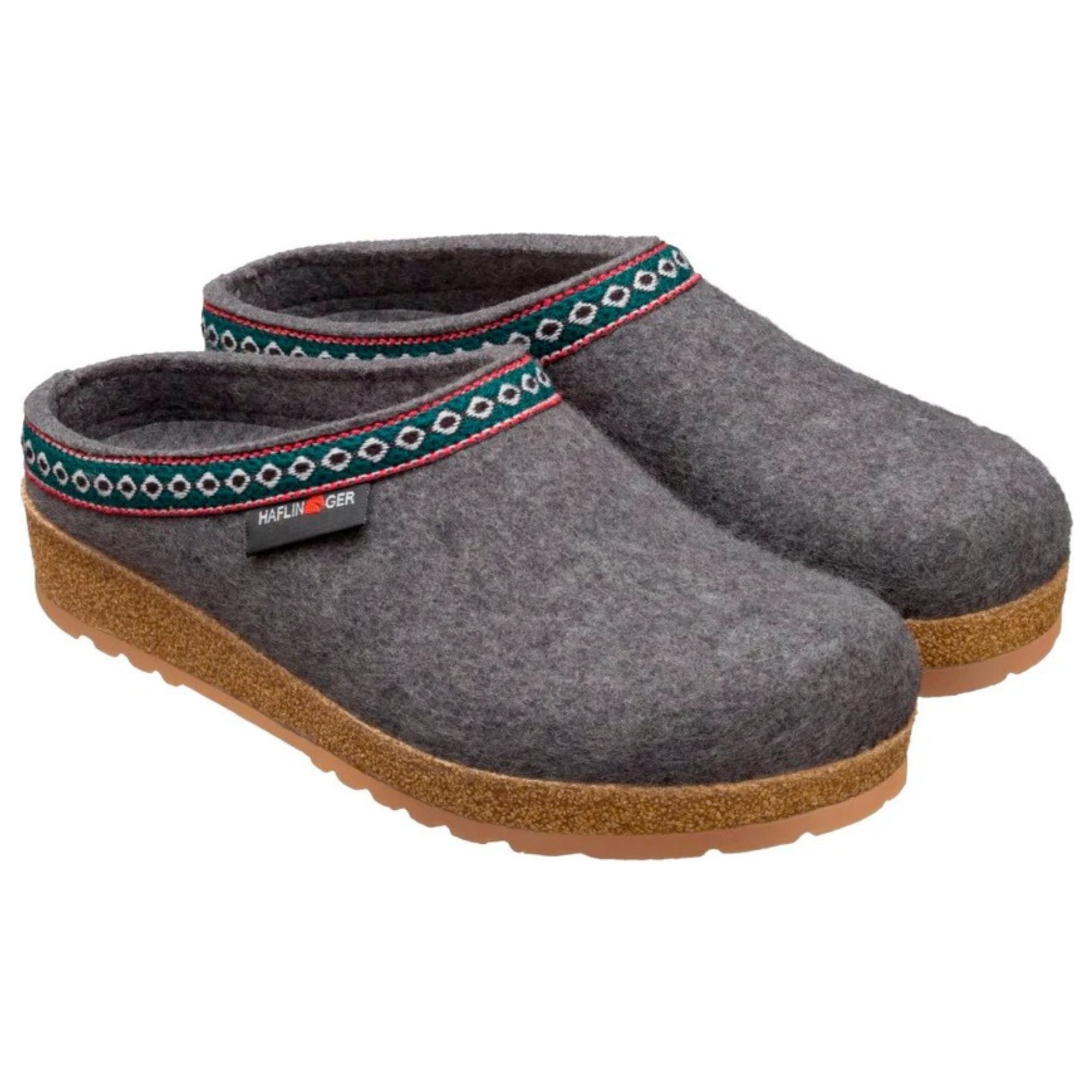 Haflinger Franzl Unisex Sabot In Feltro Di Lana