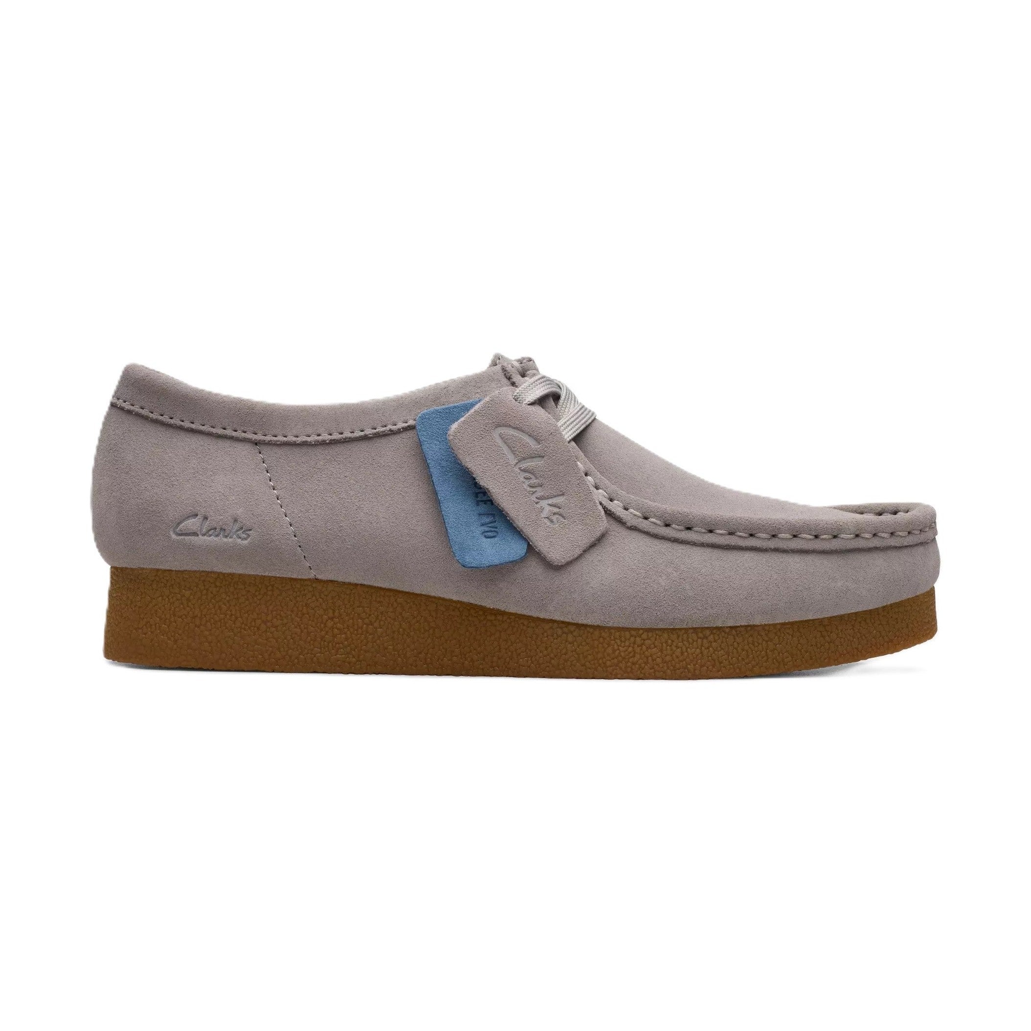 Clarks Wallabee EVO Shoe Donna Mocassino Suede Leggero