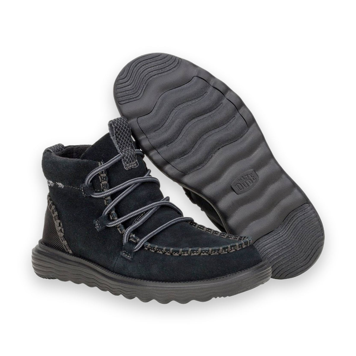 HeyDude Reyes Suede stivaletto donna in pelle scamosciata — vista dall'alto