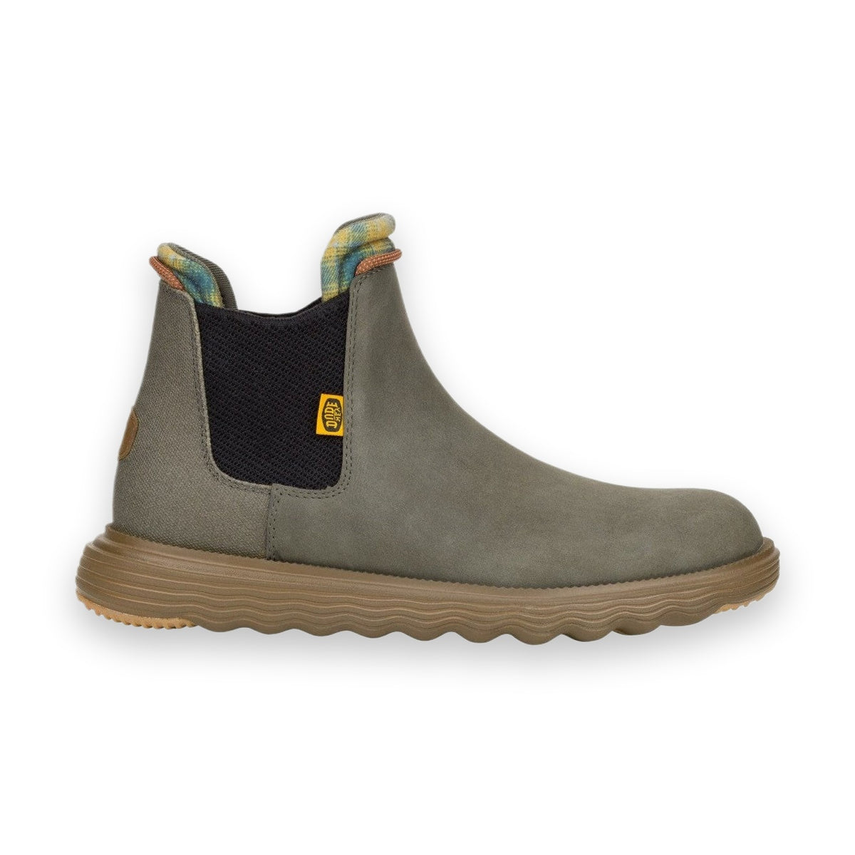 HeyDude Branson Classic stivaletto uomo in similpelle idrorepellente — vista frontale