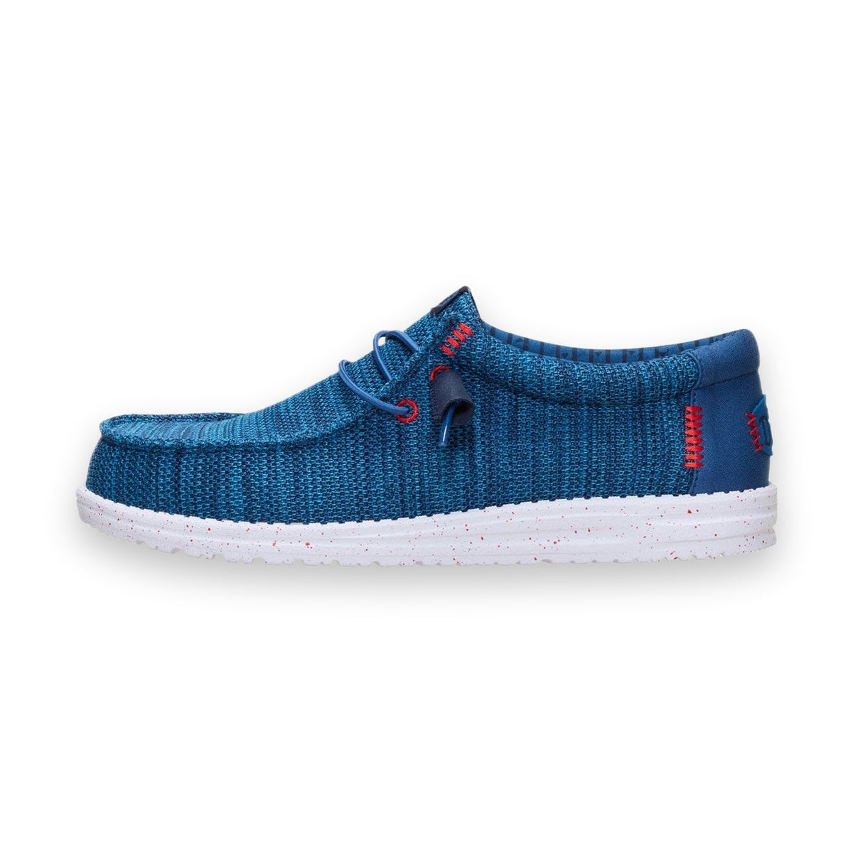 HeyDude Wally Stretch Sox mocassino uomo in tessuto — vista dall'alto