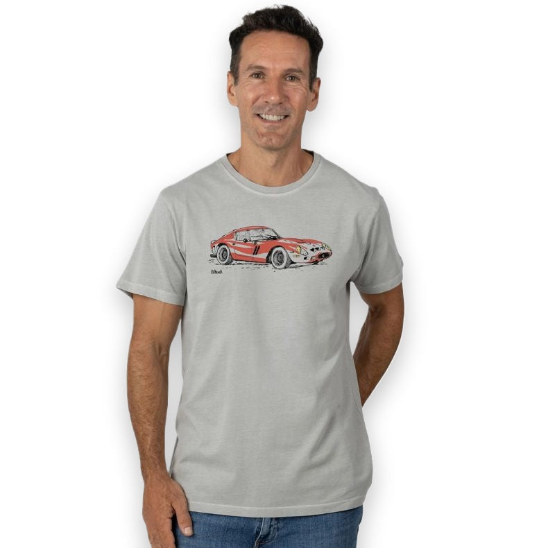 La Nansa FERRARI t-shirt uomo in cotone — vista frontale