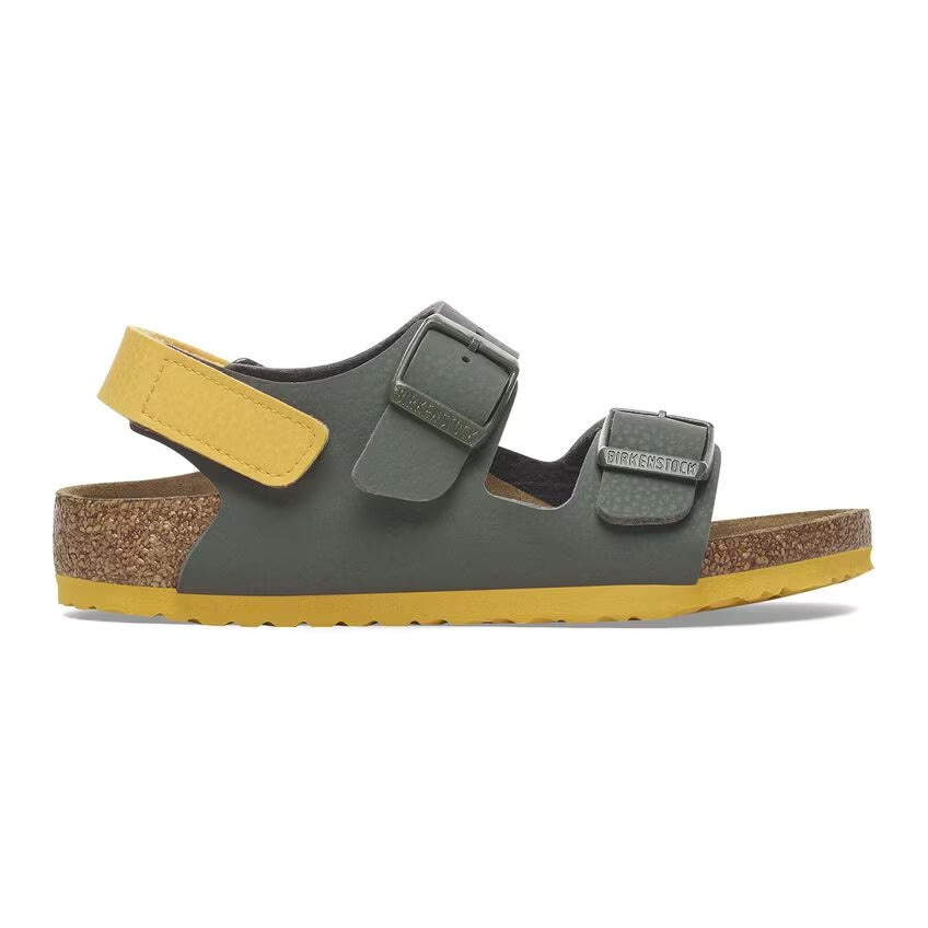 Sandalo Birkenstock Milano Kids bambino vista posteriore tallone sagomato