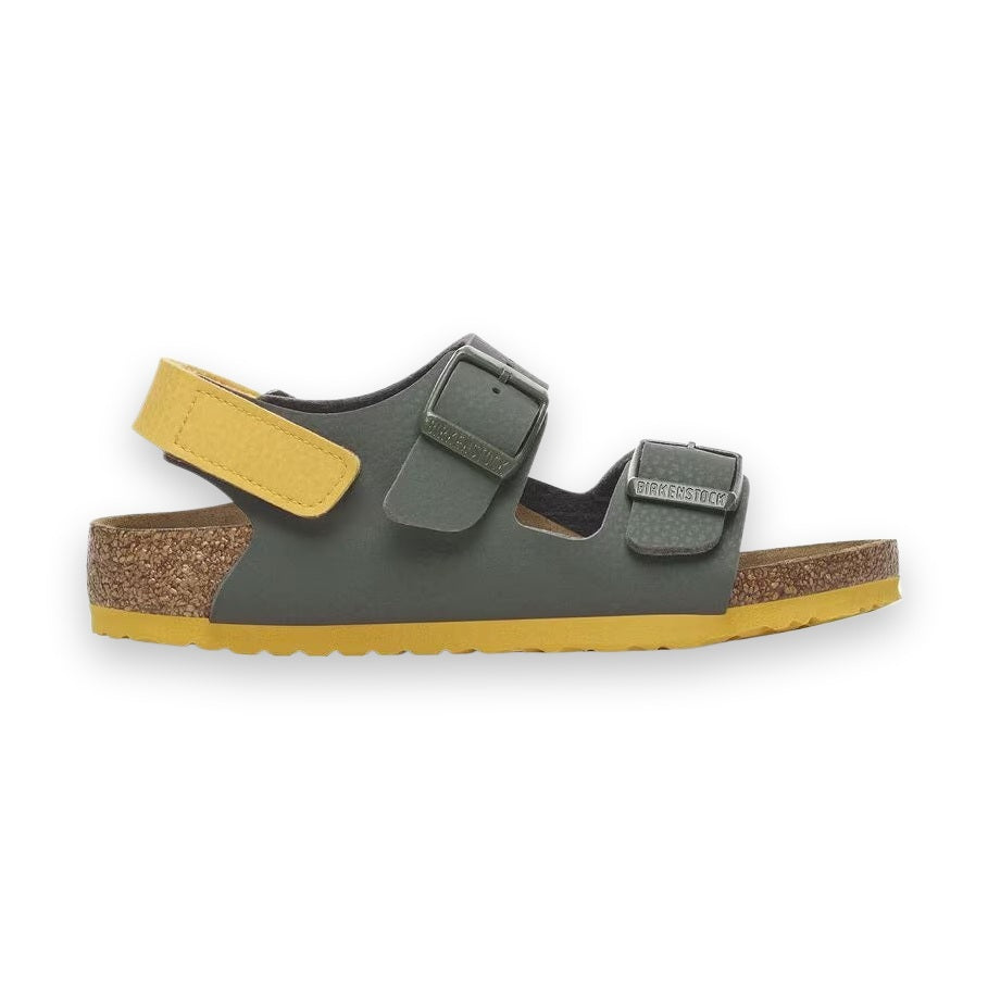 Sandalo Birkenstock Milano Kids bambino vista posteriore tallone sagomato