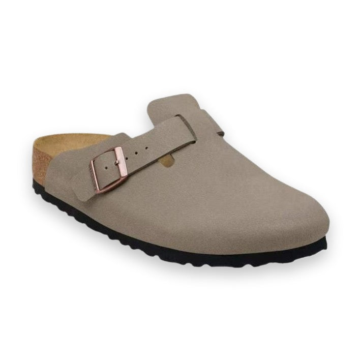 Birkenstock Boston TEX Unisex Sabot Impermeabile in Birko-Flor — vista posteriore