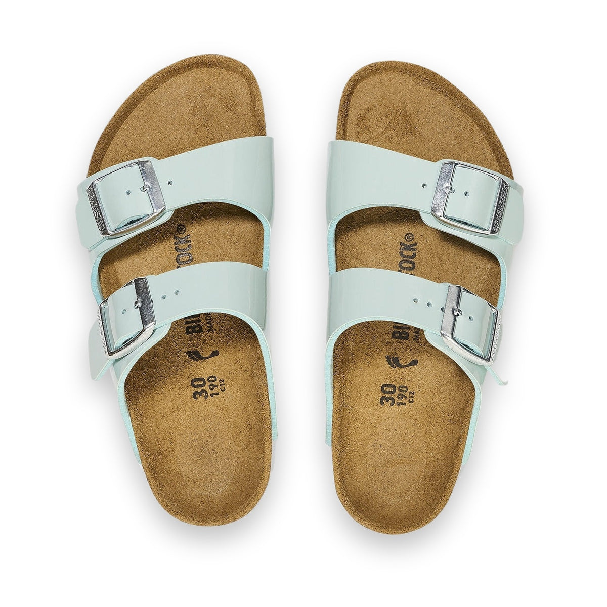 Birkenstock Arizona Kids bambino dettaglio fascia e fibbia primo piano