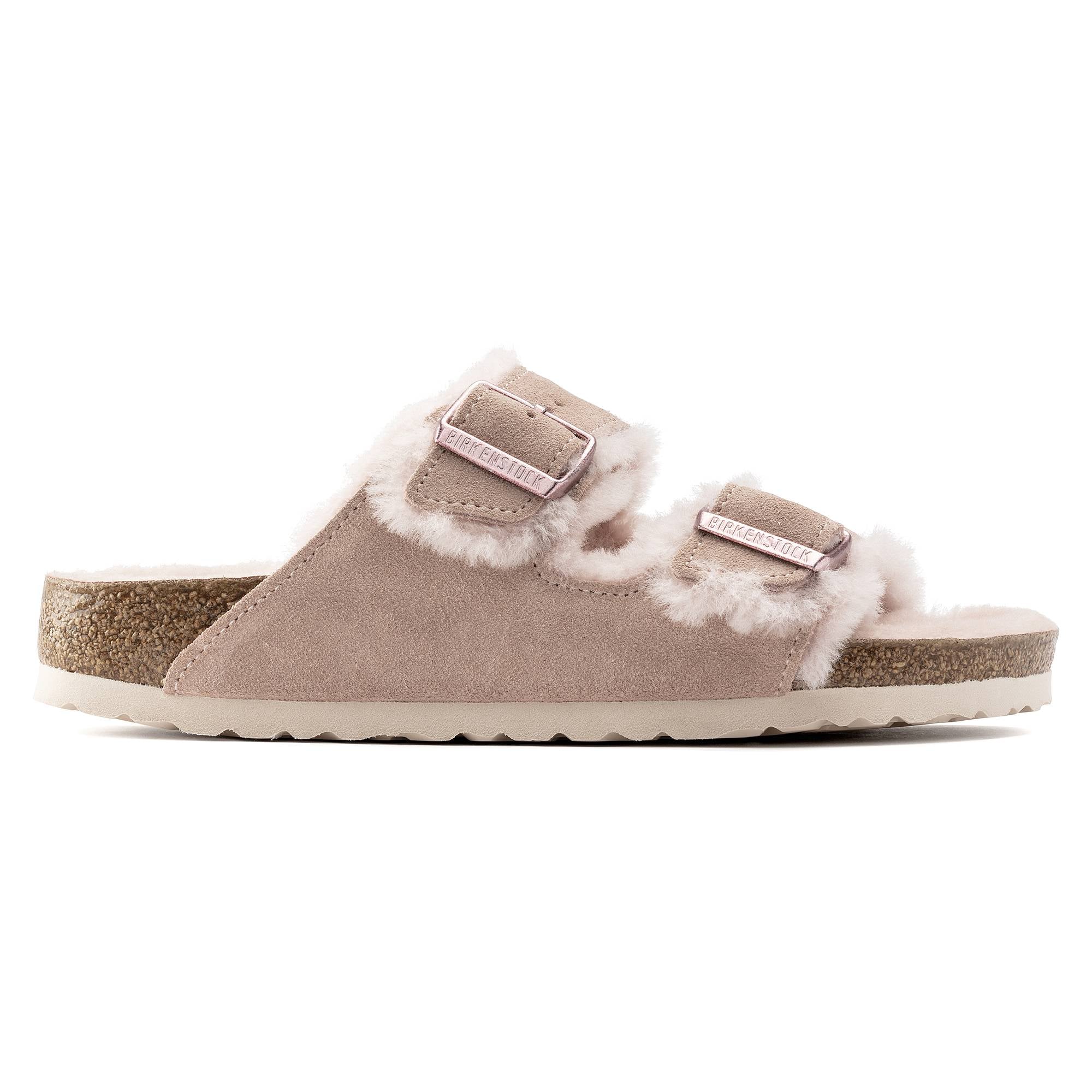 Sottopiede in morbida pelliccia di agnello naturale Birkenstock Arizona Shearling