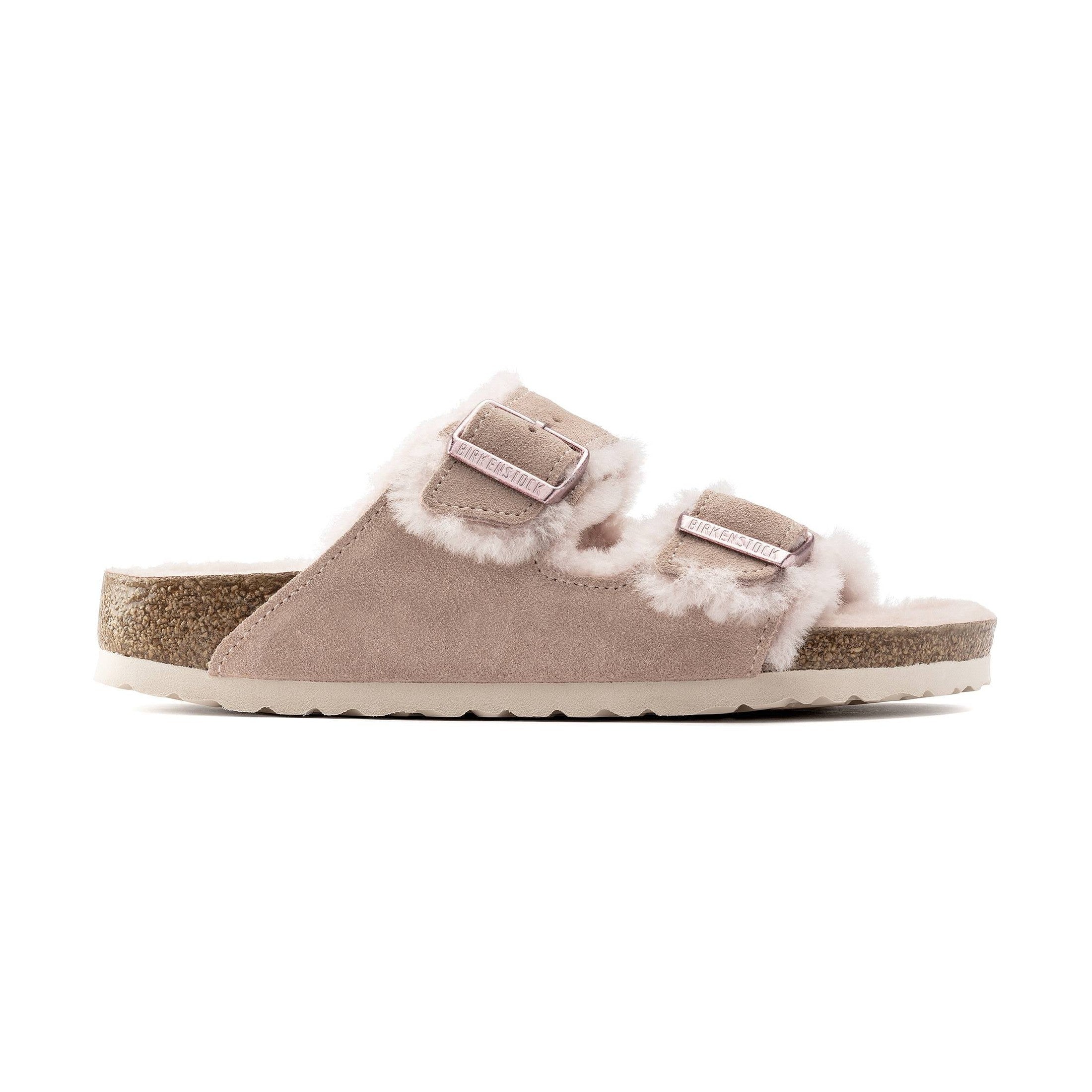 Sottopiede in morbida pelliccia di agnello naturale Birkenstock Arizona Shearling