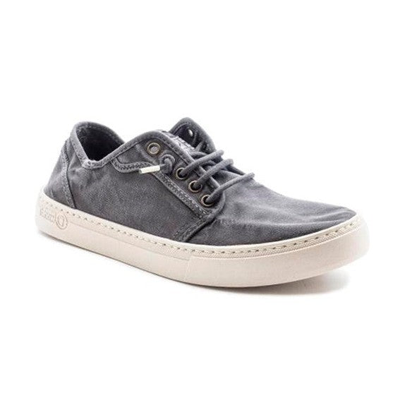 Sneaker Natural World Old Narciso uomo in cotone finitura vintage Old vista laterale
