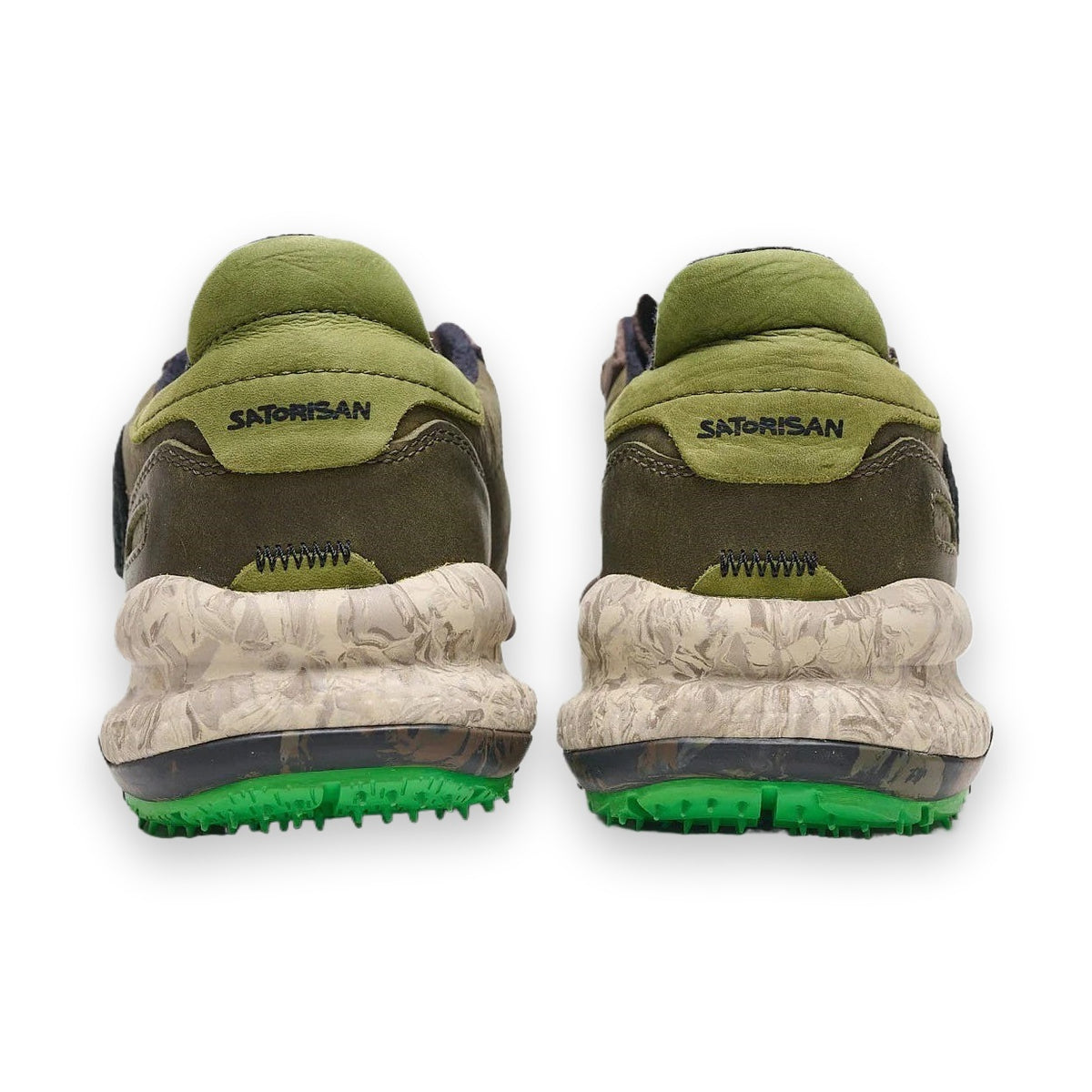 Satorisan Chacrona Premium sneaker unisex in pelle — vista posteriore