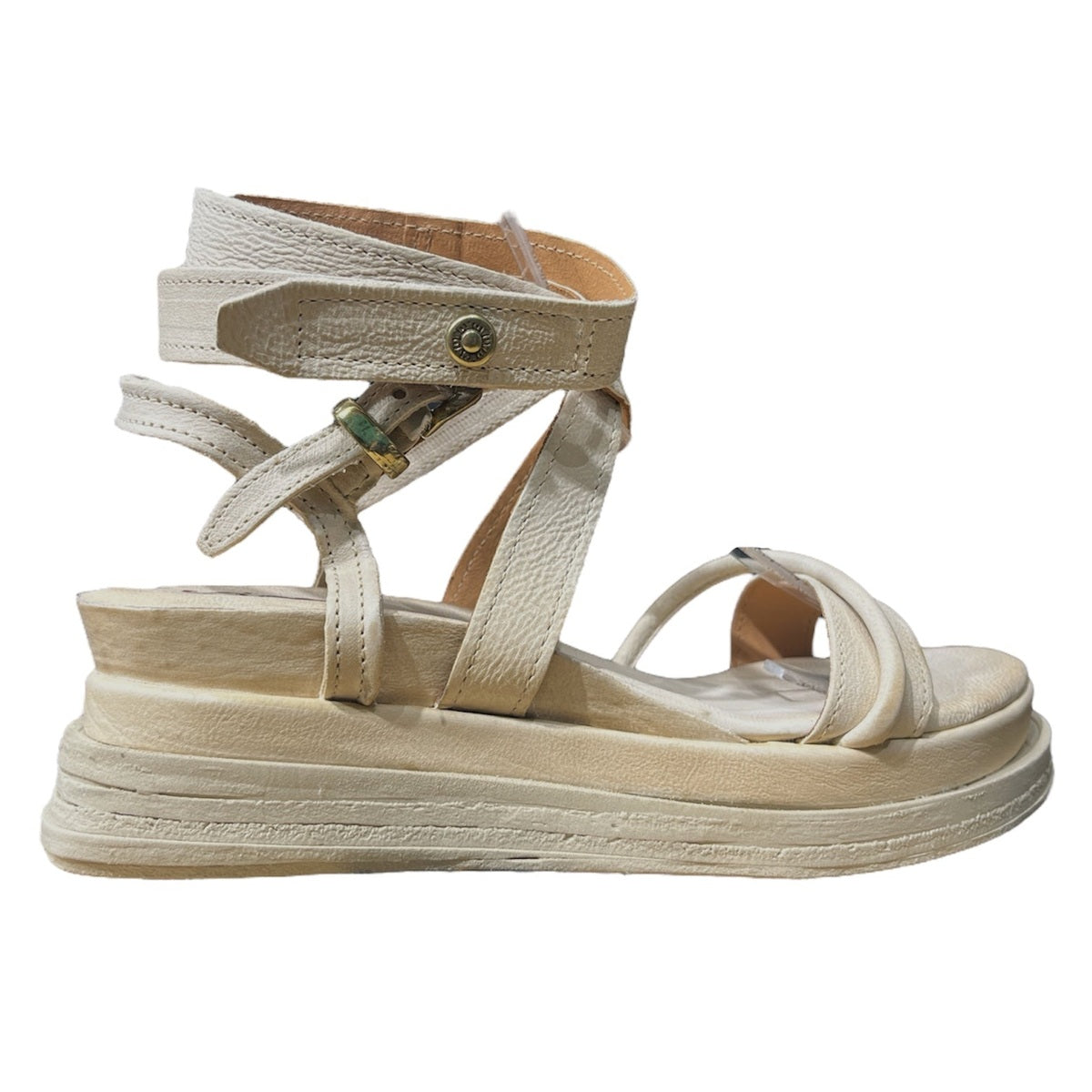 Sandalo donna Lexi A.S.98 in pelle con cinturino alla caviglia