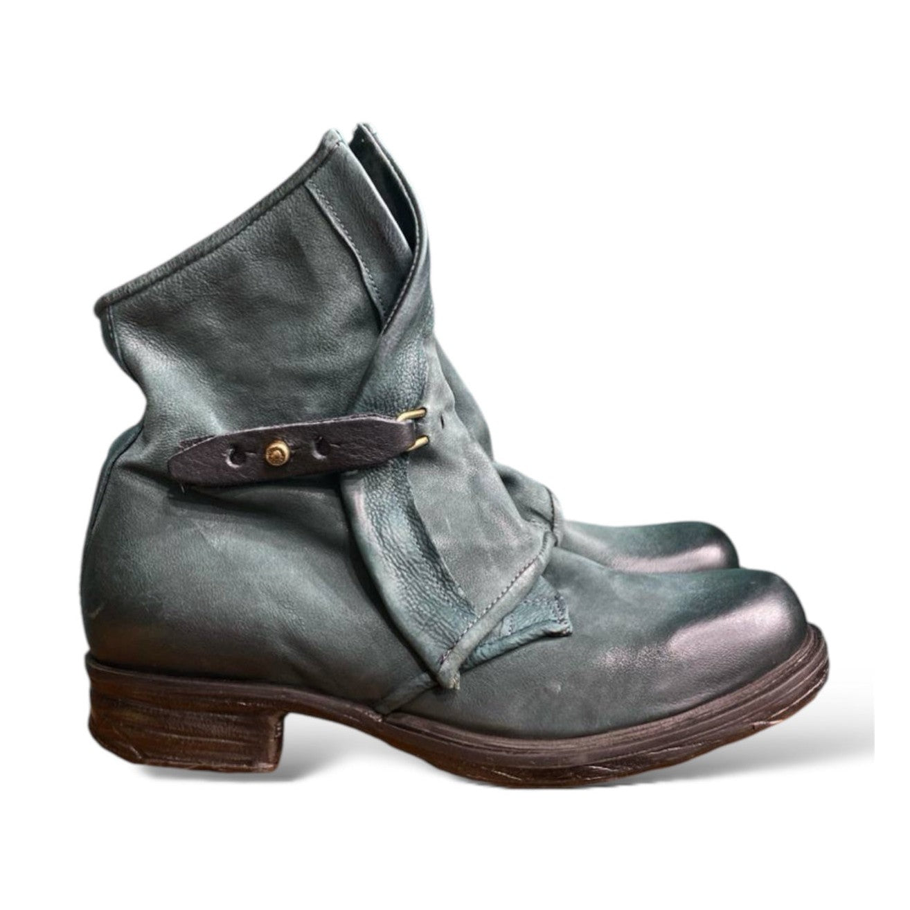 A.S.98 Vain Donna Stivaletto In Pelle Artigianale