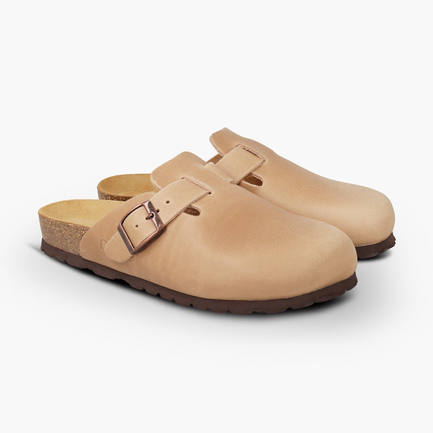 CH18 - sabot da donna e da uomo con fibbia regolabile NATUNED plantare in lattice anatomico comfort