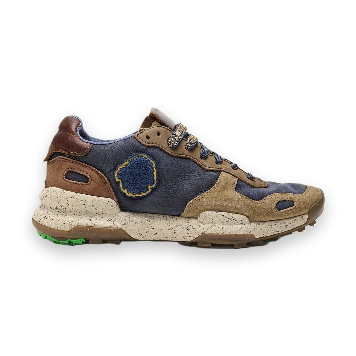 Satorisan Chacrona Premium sneaker unisex in pelle — vista dall'alto