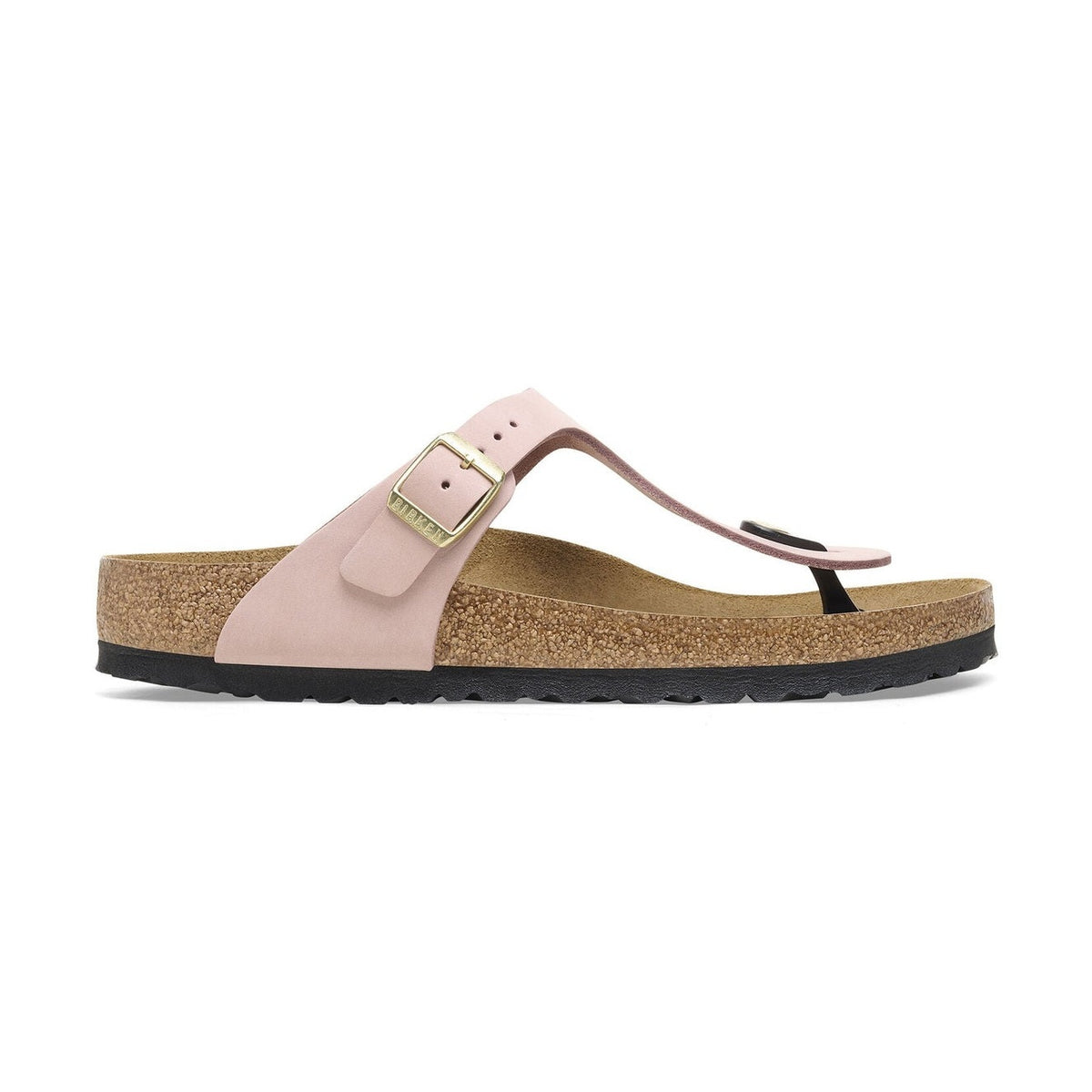 Sottopiede in pelle scamosciata traspirante Birkenstock Gizeh Classic Nubuck donna
