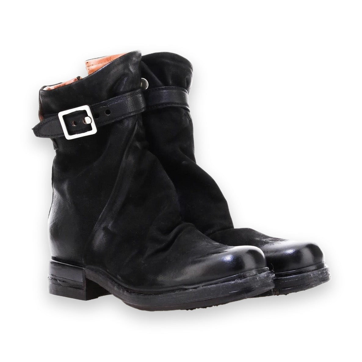 A.S.98 Anais stivaletto donna in pelle vintage - vista suola carrarmato