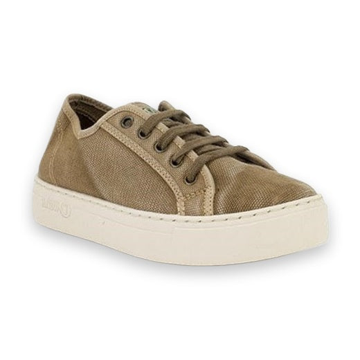 Natural World Old Gavi sneaker donna in cotone organico — vista laterale