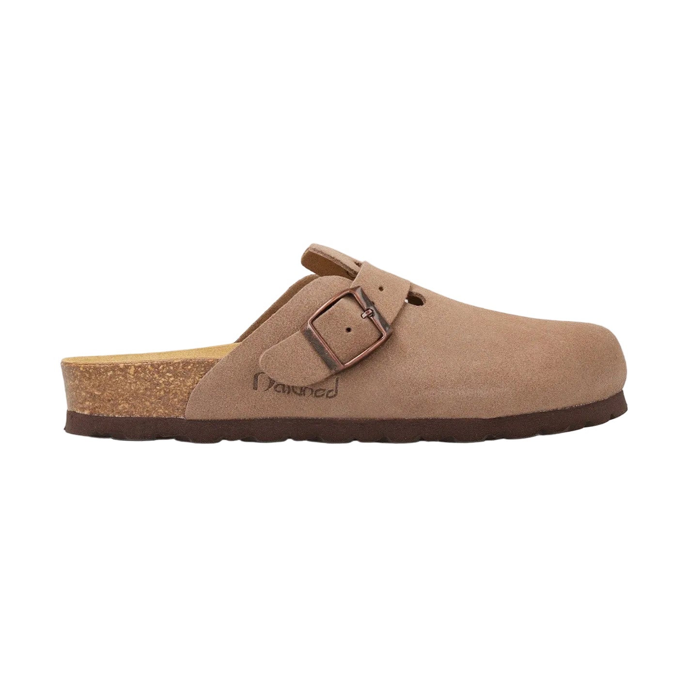 CH18 VELOUR - sabot da donna e da uomo con fibbia regolabile NATUNED plantare in lattice anatomico comfort