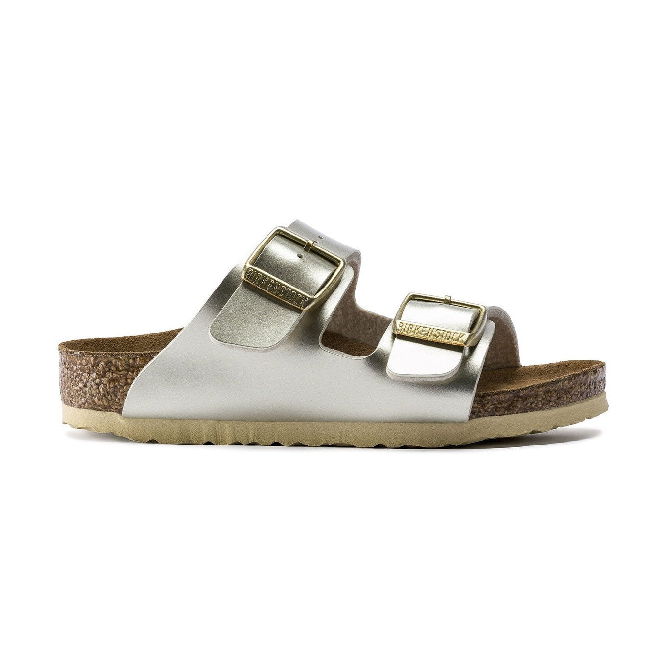 Birkenstock Arizona Kids sandalo bambino perla vista laterale