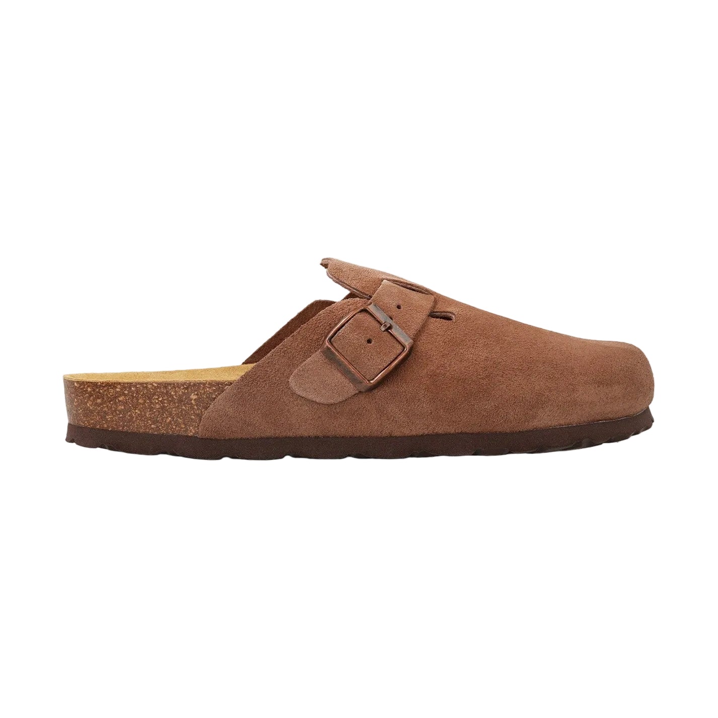 CH18 VELOUR - sabot da donna e da uomo con fibbia regolabile NATUNED plantare in lattice anatomico comfort