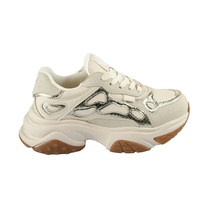 Buffalo Taifun sneaker platform donna in ecopelle — vista dall'alto