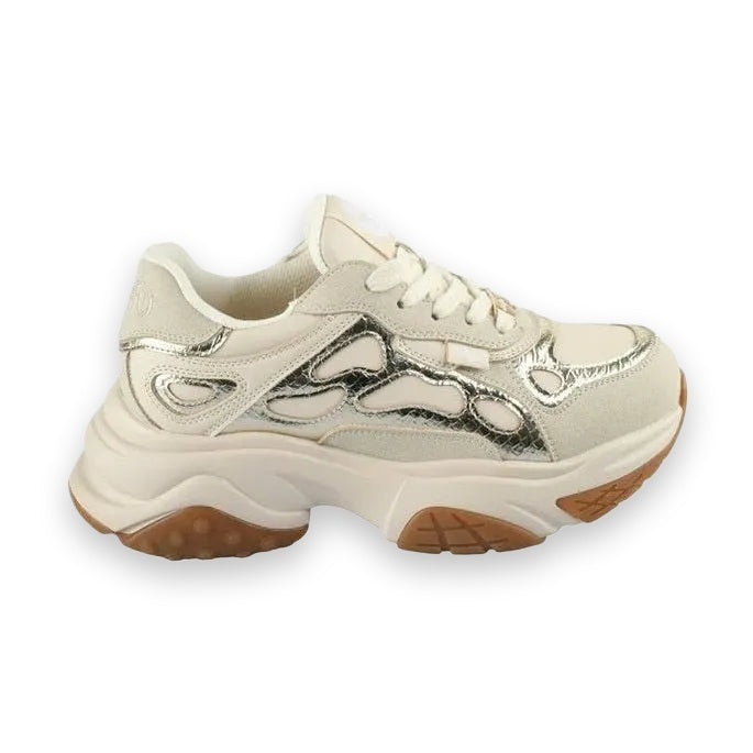 Buffalo Taifun sneaker platform donna in ecopelle — vista dall'alto